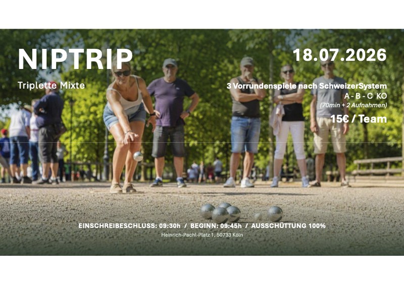NipTrip Mixte 2026 am 18.7.2026