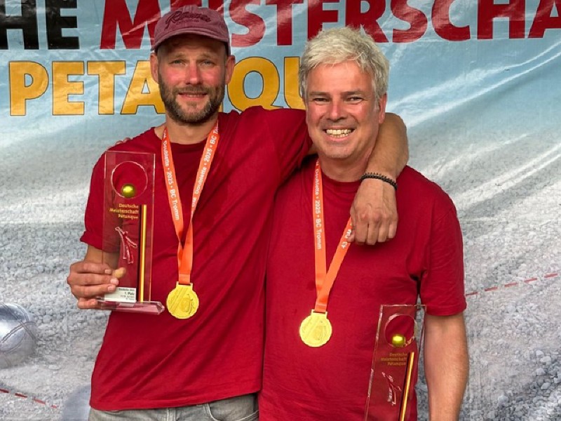 Wahnsinn: Jonas Combüchen wird Deutscher Meister Doublette!!!