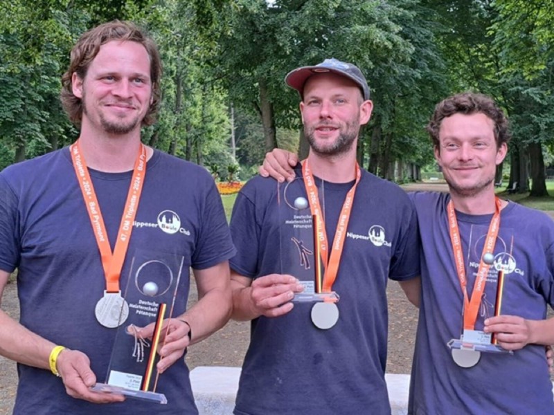 Deutscher Vizemeister Triplette aus Nippes