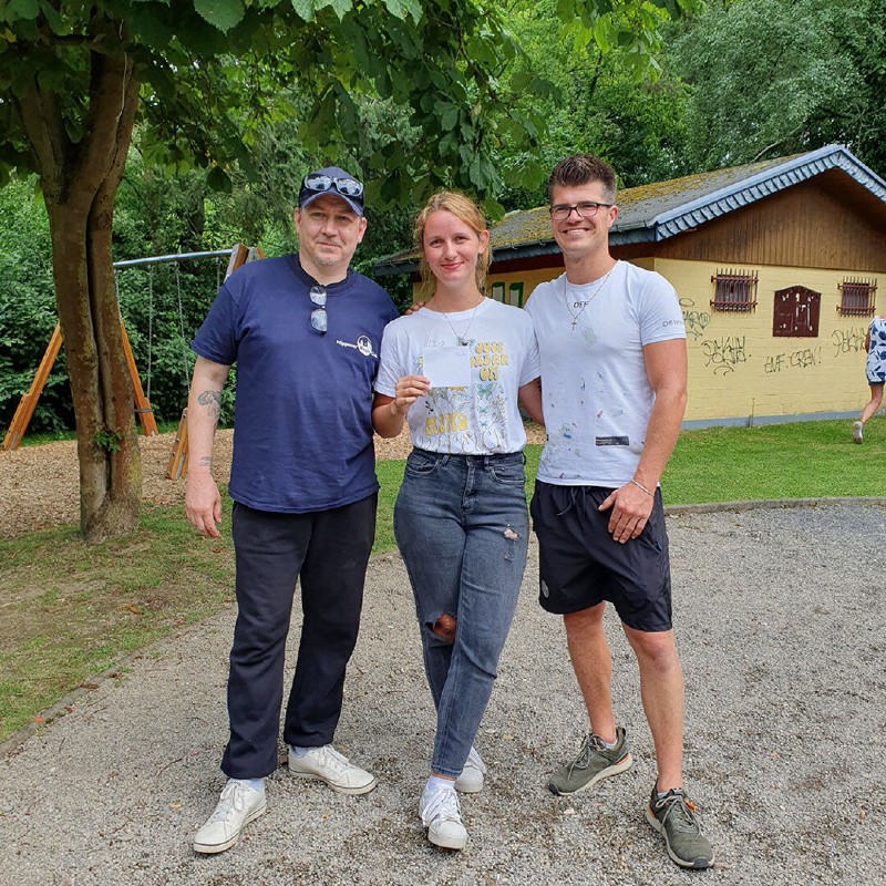 Sieg beim 9. ROTES Bouleturnier